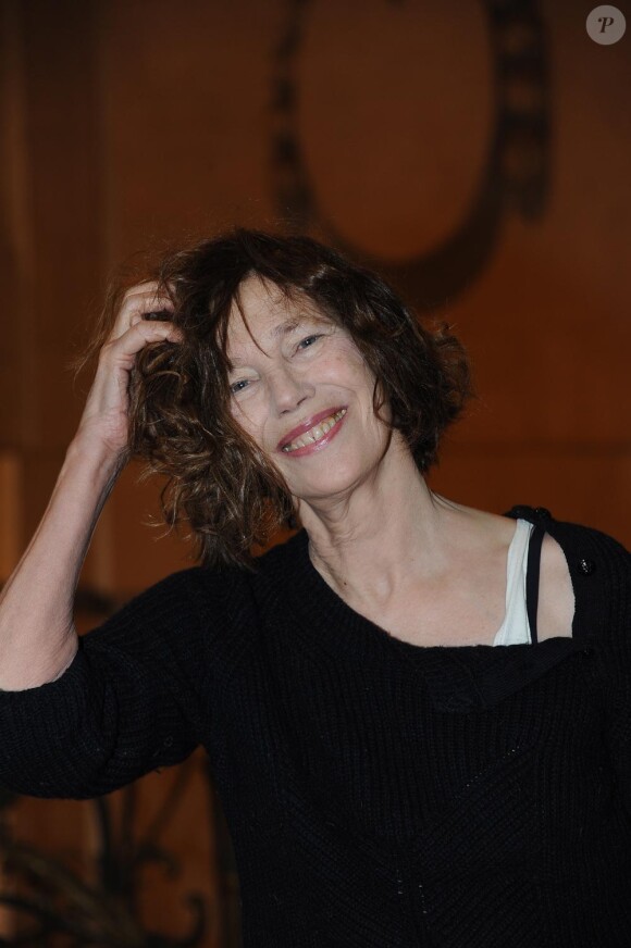 Jane Birkin à Paris en mars 2012