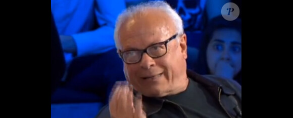 André Bercoff, sur le plateau d'On n'est pas couché, le samedi 7 avril 2012.