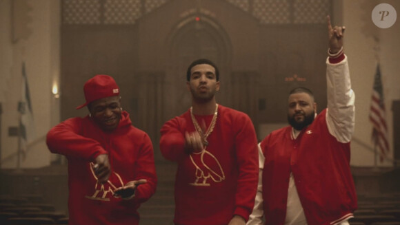 Birdman, Drake et DJ Khaled dans le clip de HYFR