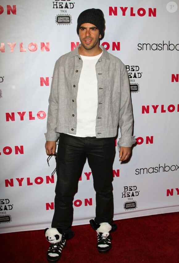 Eli Roth à la soirée anniversaire du magazine Nylon à West Hollywood. Le 10 avril 2012.