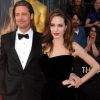 Brad Pitt et Angelina Jolie lors des Oscars en février 2012 à Los Angeles.