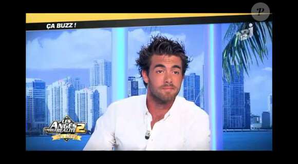 Jonathan, invité sur le plateau des Anges de la télé-réalité : Miami Dreams
