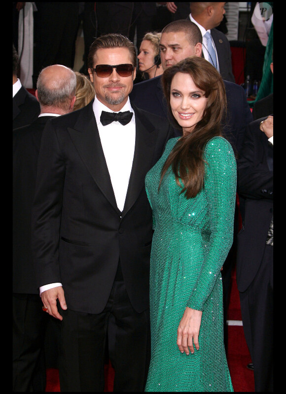 Brad Pitt et Angelina Jolie, en janvier 2011 à Los Angeles.