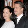 Brad Pitt et Angelina Jolie, en janvier 2009 à Los Angeles.