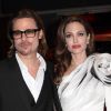 Brad Pitt et Angelina Jolie, à Paris, en février 2012.