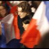 Jean et Jessica Sarkozy au meeting de Nicolas Sarkozy pour les jeunes à la Porte de Versailles le 31mars 2012