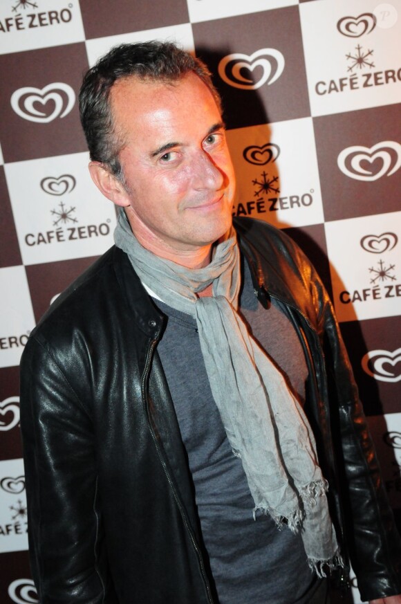 Christophe Dechavanne lors de la soirée de lancement Café Zéro, le 12 avril 2012 à Paris