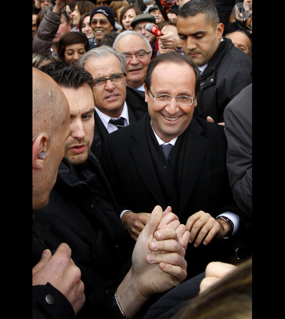 François Hollande le 16 avril 2012 à Albi