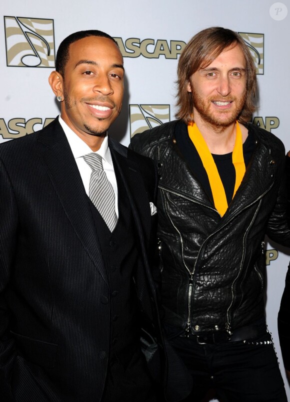 Ludacris et David Guetta lors de la cérémonie des ASCAP Pop Music Awards à l'hôtel Renaissance Hollywood. Los Angeles, le 18 avril 2012.