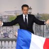 Nicolas Sarkozy le 15 avril 2012 à Paris