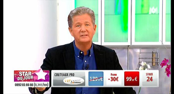 Pierre Dhostel dans l'émission M6 Boutique diffusée le 20 avril 2012
