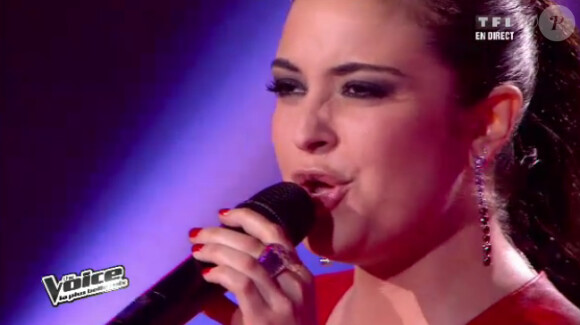 Stéphanie le samedi 28 avril 2012 sur TF1 dans The Voice