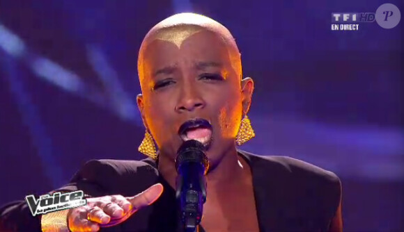 Prestation de Dominique Magloire le samedi 28 avril 2012 sur TF1 dans The Voice