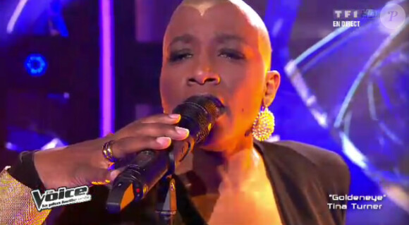 Prestation de Dominique Magloire le samedi 28 avril 2012 sur TF1 dans The Voice