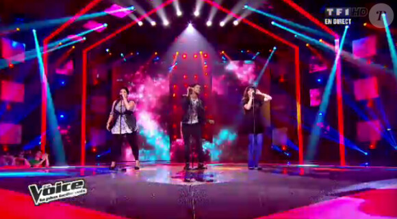 Al.Hy, Thomas et Amalya reprennent Proud Mary dans The Voice le samedi 28 avril 2012 sur TF1