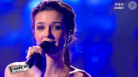 Prestation de Louise dans The Voice le samedi 28 avril 2012 sur TF1