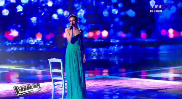 Prestation de Louise dans The Voice le samedi 28 avril 2012 sur TF1