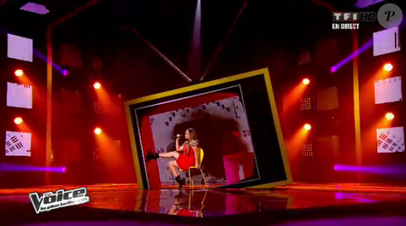 Prestation live de Rubby dans The Voice le samedi 28 avril 2012 sur TF1