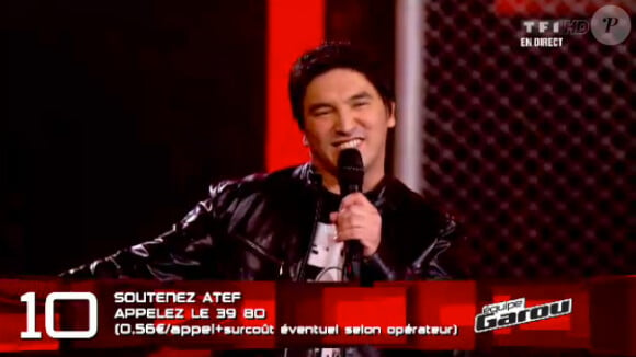 Prestation d'Atef dans The Voice le samedi 28 avril 2012 sur TF1