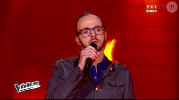 Prestation de Jhony Maalouf dans The Voice le samedi 28 avril 2012 sur TF1