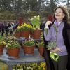 La reine Silvia de Suède lors de l'inauguration de l'événement "Jardins et Jardiniers à Drottningholm et Ekero, 350 ans de plaisir et de vie pratique", le 27 avril 2012.