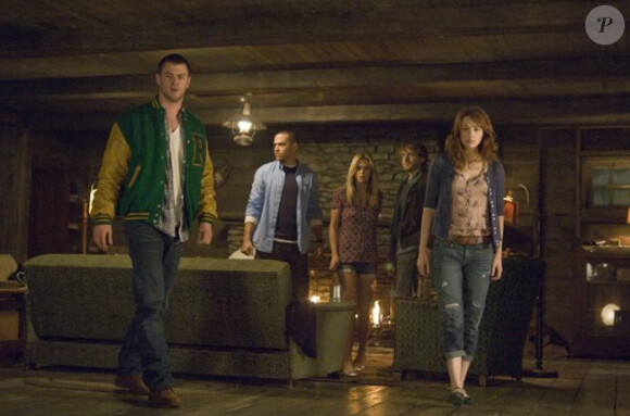 Les héros de La Cabane dans les bois de Drew Goddard, co-écrit avec Joss Whedon. Actuellement en salles.