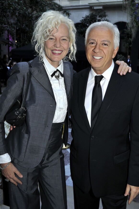 Ellen von Unwerth et Paul Marciano fêtent les trente ans de Guess à l'hôtel Ritz. Paris, le 3 mai 2012.
