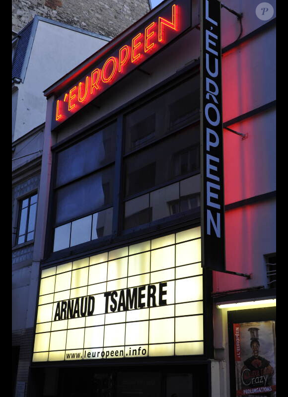 Arnaud Tsamere se produit à l'Européen, à Paris, le jeudi 3 mai 2012.