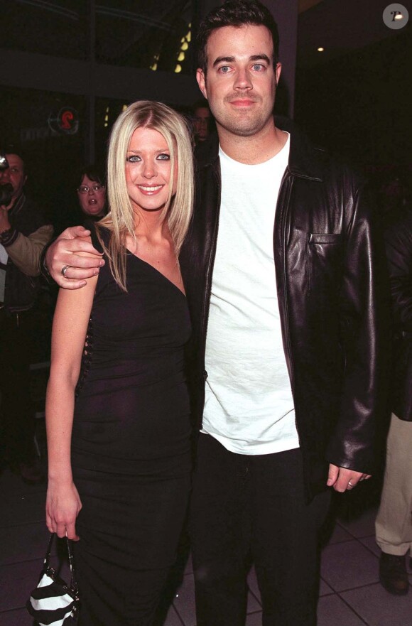 Carson Daly et Tara Reid à Los Angeles, le 9 avril 2001.