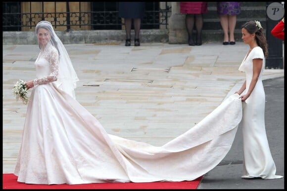 Pippa Middleton au mariage de sa soeur Kate et du prince William, à Londres, le 29 avril 2011.