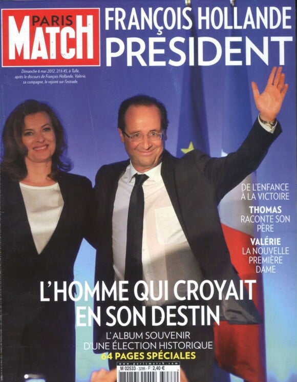 Paris Match en date du 8 au 16 mai 2012.