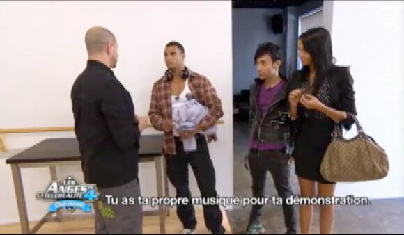 Bruno, Nabilla et Mohamed dans Les Anges de la télé-réalité 4 le vendredi 11 mai 2012 sur NRJ 12