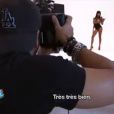 Nabilla en plein shooting dans Les Anges de la télé-réalité 4 le vendredi 11 mai 2012 sur NRJ 12