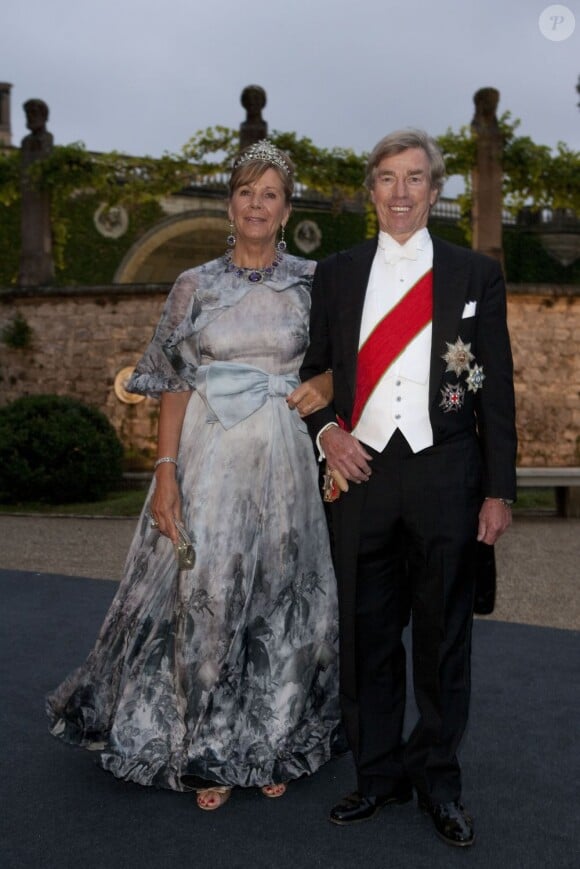 Le prince Leopold de Bavière et la princesse Ursula au mariage du prince Georg Friedrich de Prusse et de Sophie d'Isembourg le 27 août 2011 à Potsdam.