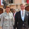 Le prince Leopold de Bavière et la princesse Ursula au mariage d'Albert et Charlene de Monaco le 2 juillet 2011.