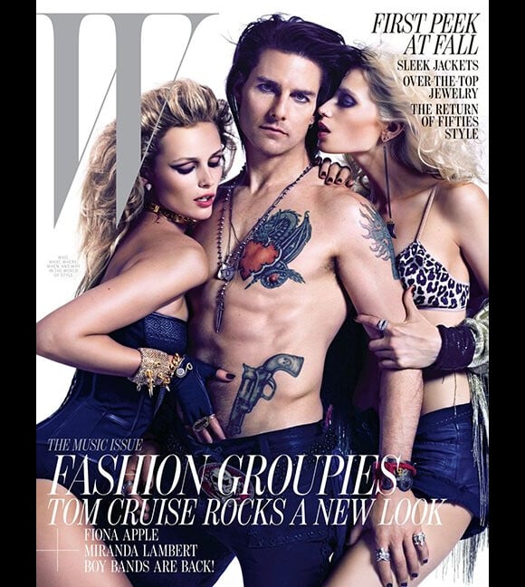 Tom Cruise en couverture de W, édition du mois de juin 2012