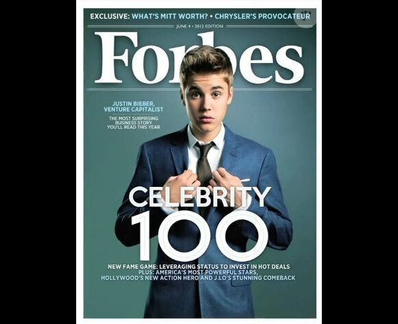 Justin Bieber, photographié par Michael Prince pour le magazine Forbes.
