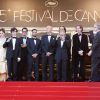 L'équipe du film Moonrise Kingdom sur le tapis rouge de l'ouverture du festival de Cannes 2012 le 16 mai