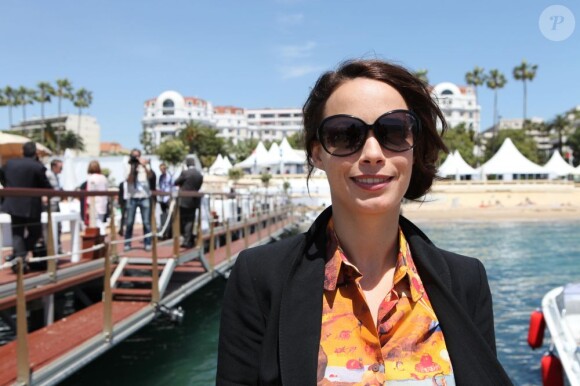Bérénice Bejo sur la plage Majestic 65 le 17 mai 2012