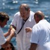 Harvey Weinstein arrive à l'Eden Roc, au Cap d'Antibes, le 17 mai 2012.