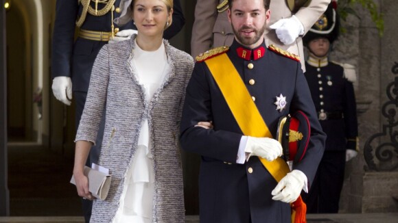 Baptême d'Estelle de Suède: 1re mission du prince Guillaume et Stéphanie fiancés
