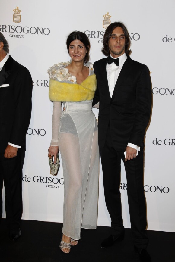 Giovanna Battaglia et Vladimir Restoin Roitfeld lors de la soirée Glam Extravaganza de de Grisogono à l'hôtel du Cap Eden Roc. Antibes, le 23 mai 2012.