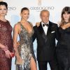 Hanaa Ben Abdelsslem, Irina Shayk, Faway Gruosi et Isabeli Fontana lors de la soirée Glam Extravaganza de de Grisogono à Cannes, le 23 mai 2012.