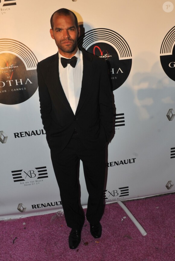 Amaury Nolasco à la soirée du Gotha Club, le 23 mai 2012 au Festival de Cannes.