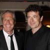 Jean-Claude Darmon et Patrick Bruel lors d'une soirée pour le film Cosmopolis au Carlton Cinema Club à Cannes le 25 mai 2012