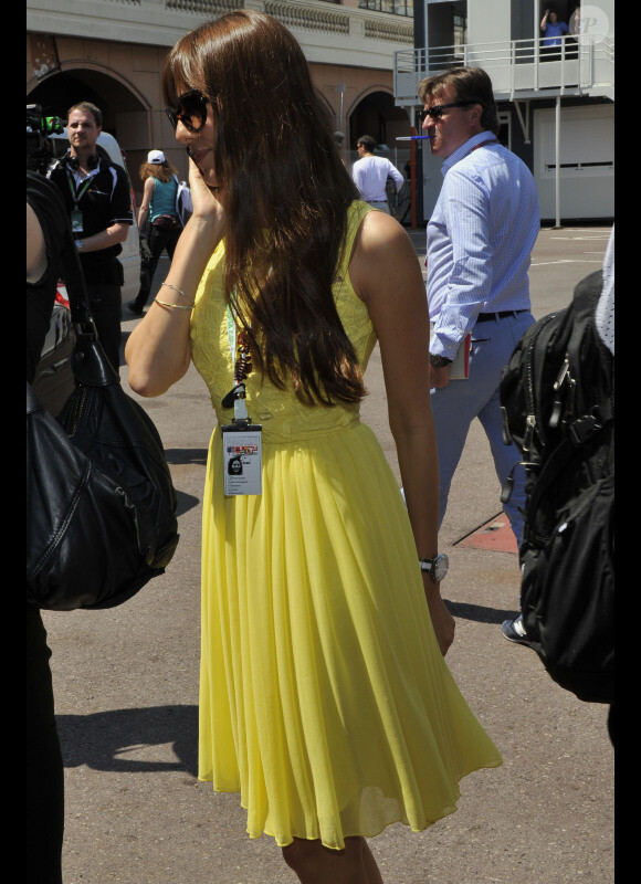 Jessica Michibita lors des essais du Grand Prix de Formule 1 à Monaco le 26 mai 2012