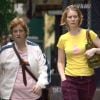 Cynthia Nixon et sa compagne Christine Marinoni à New York, en mai 2010