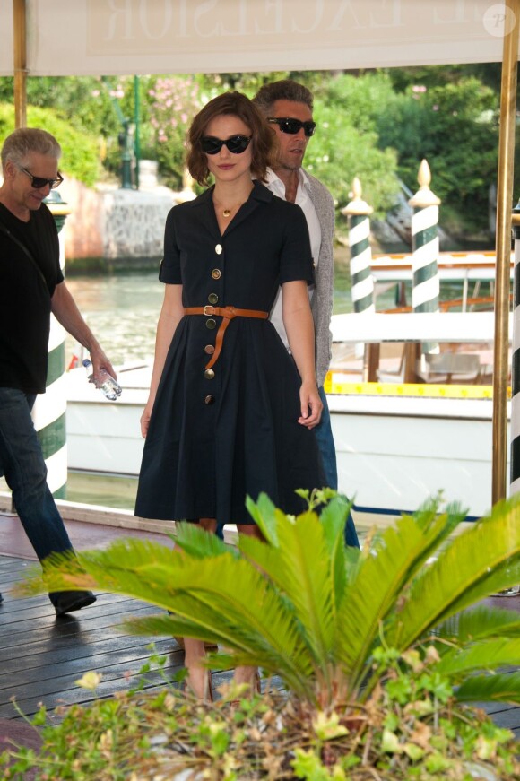 Keira Knightley à Venise le 3 septembre 2011.