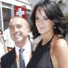 Jade Foret et Arnaud Lagardère à Roland-Garros à Paris, le 29 mai 2012.
