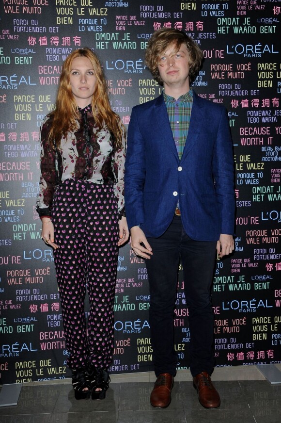 Joséphine de la Baume et son frère Alexandre forment le duo Singtank. Ici à Cannes pour la soirée L'Oréal, le 18 mai 2012.